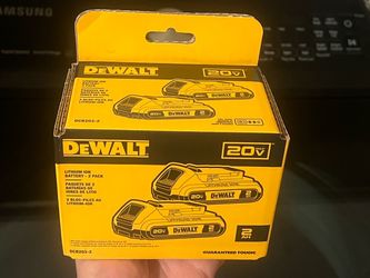 Dewalt 2.0 AH Battery 🔋🔋 pack  Brand New.! 📦