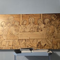 Wood The Last Supper Icon