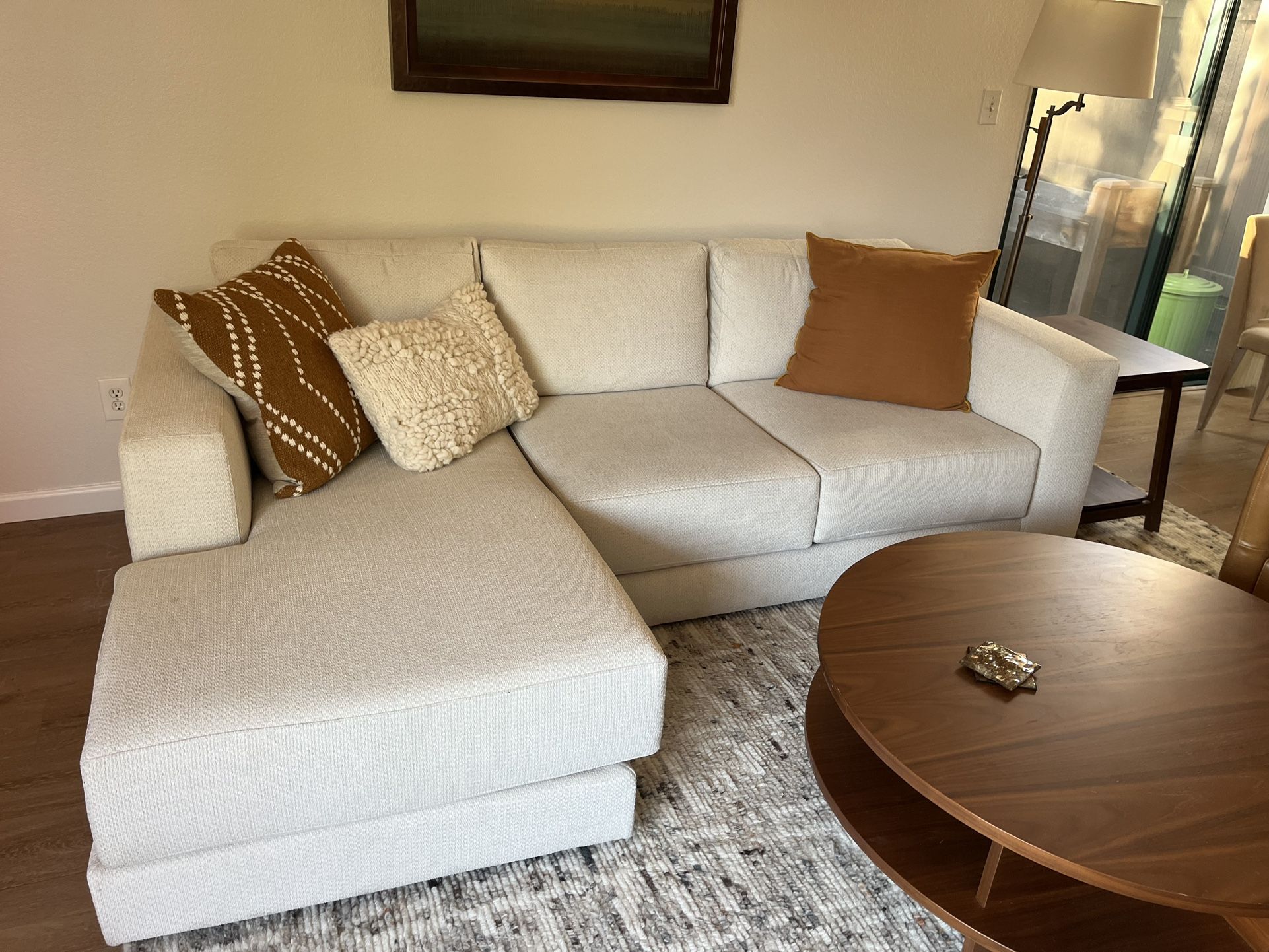 Crate And Barrel Gather Sectional Sofa Couch Sectional