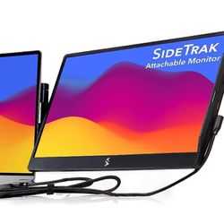 SideTrak Swivel 14” Attachable Portable Monitor for Laptop FHD TFT USB Laptop Dual #1060