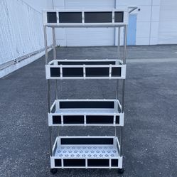 4 Tray Rolling Storage Cart