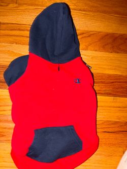 Champion Red and Navy Hoodie