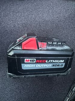 $86 Milwaukee red lithium high output xc 6.0 M18 used tested