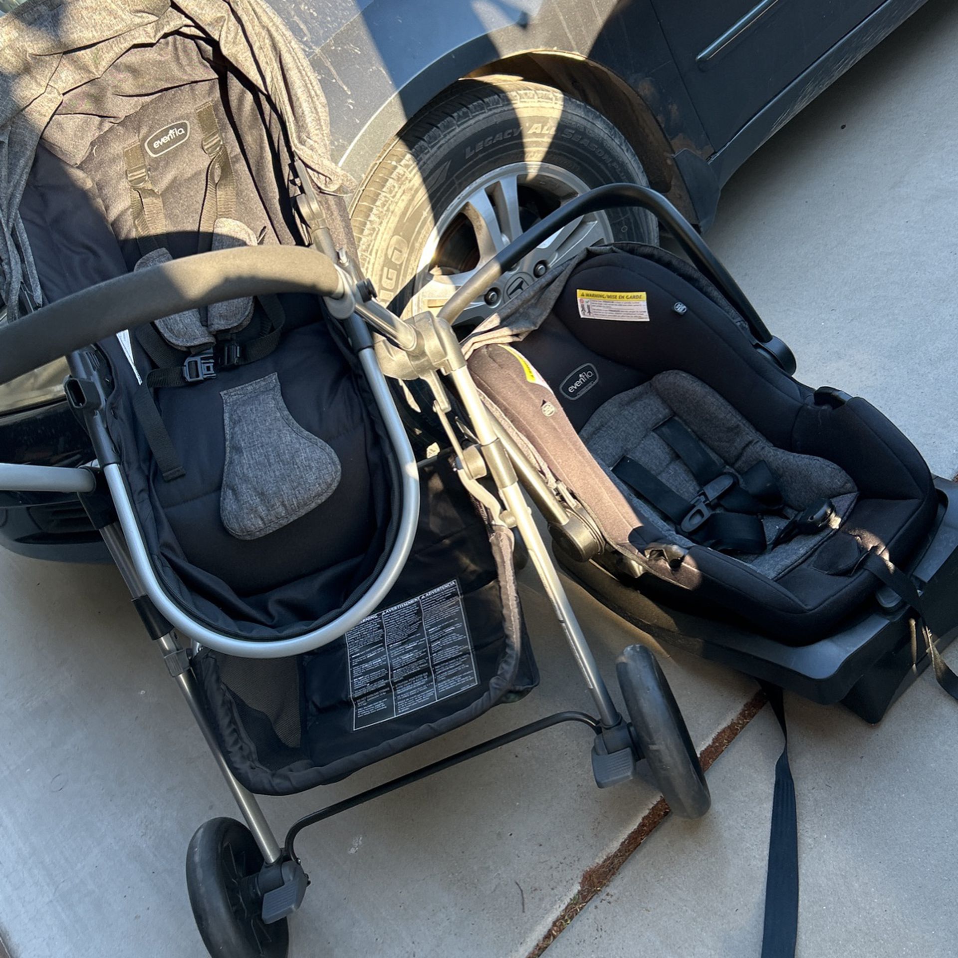 BABY CARSEAT WITH STROLLER 