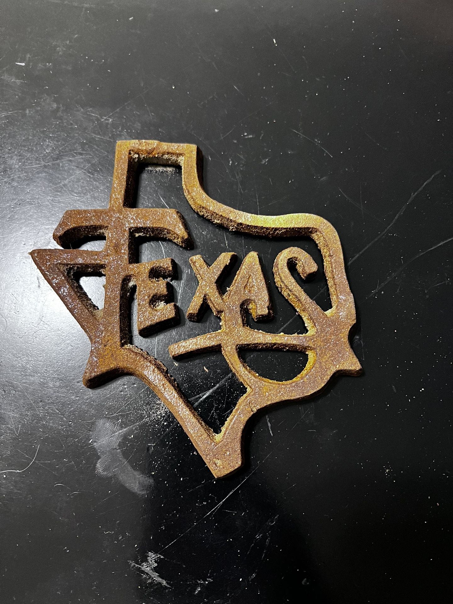 Vintage Texas State Sign, Decorative Metal Art Sign Heavy