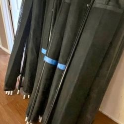 Like New  Black Pool Fence 100 Feet Of Fence. 