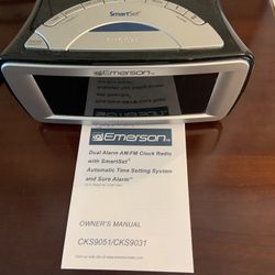 Emerson Dual Smartest Alarm Clock