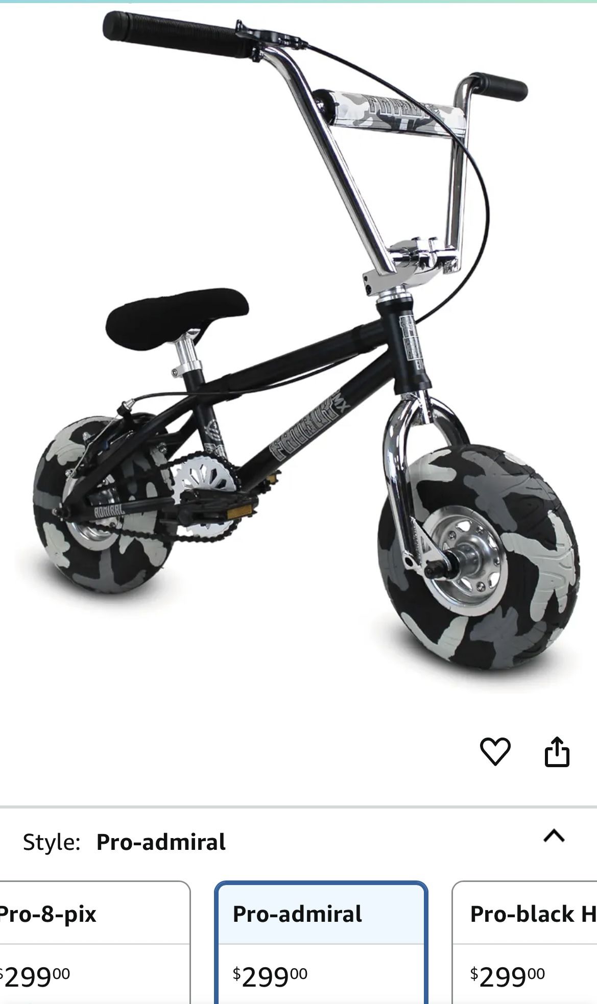 Fat Boy Mini BMX Stunt Bicycle