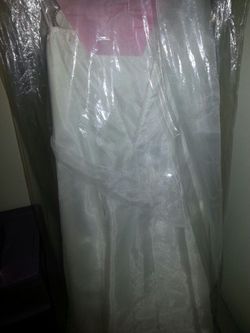 White graduation dress