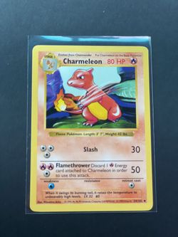 1999 Pokemon Game Charmeleon Shadowless #24