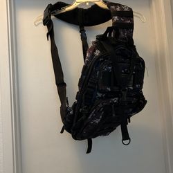 Crossbody And One Strap Backpack “ NAVY “