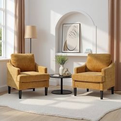 Modern Style Sofa Accent Chairs Set Of 2