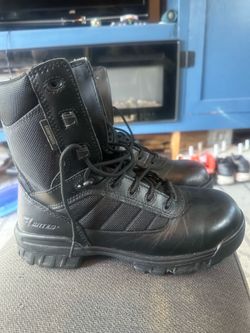 Bates steel toed boots women’s - 9.5