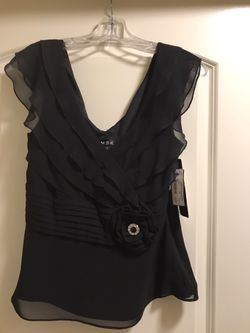 Black Evening Top, Size 6
