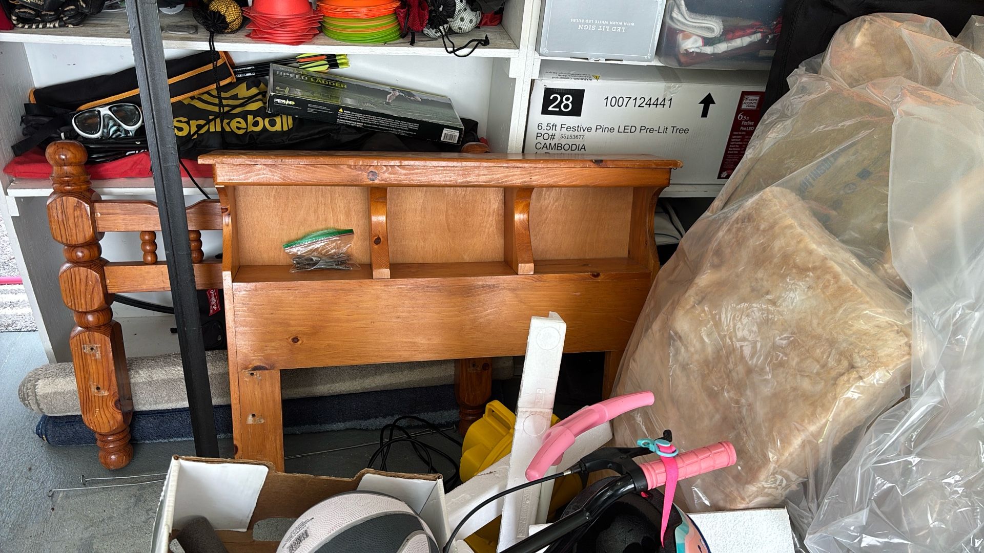 Wooden Bed Frame. Twin Size