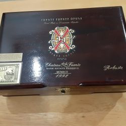 Empty Opus X  Robusto Cigar Box 