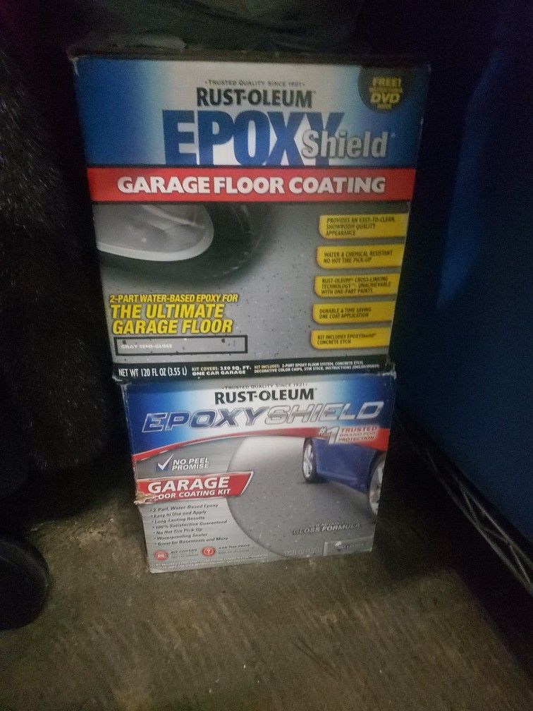 Rust - Oleum Epoxy Shield Garage Floor Coating