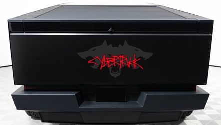 Tesla Cybertruck 2023-2025 Rear Bed TWO TONE Cyberbeast Graffiti Decal Graphic