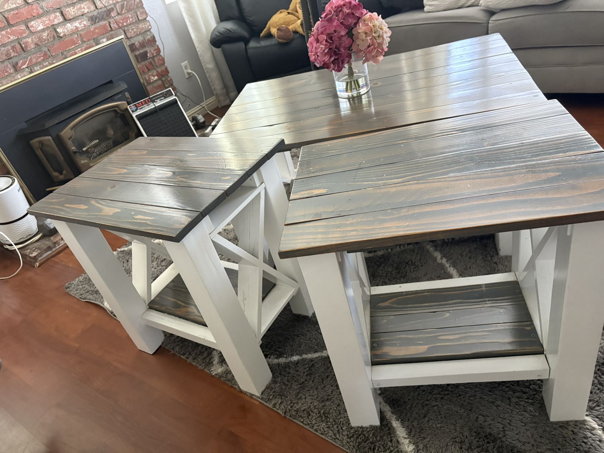 Coffee Table Set With Tv Console