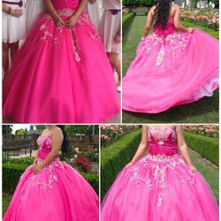 Pink formal dress