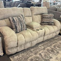 🍄 Ashland 2 pcs Sofa and Loveseat | Sectional-Beige | Sofa | Loveseat | Couch | Sofa | Sleeper | Living Room Furniture| Garden Furniture | Patio 
