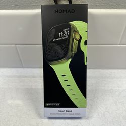 NOMAD Apple Watch Sport Strap FKM Band Glow 45/49mm Authentic Limited Edition