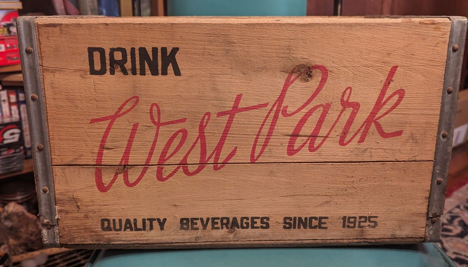 Vintage West Park Bottling Co Wooden Crate McKees Rocks PA