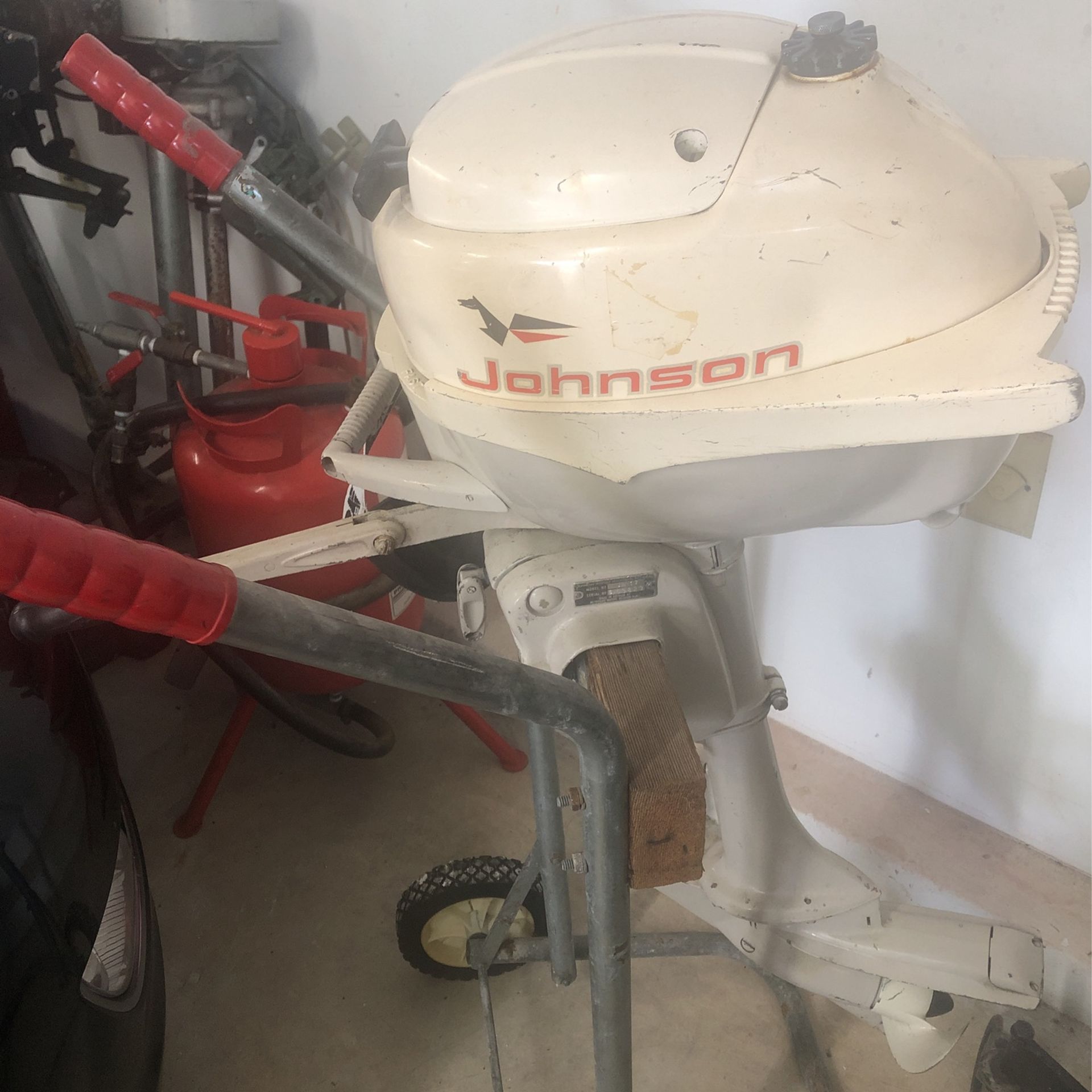 1960s Vintage Johnson 3 HP Outboard Motor