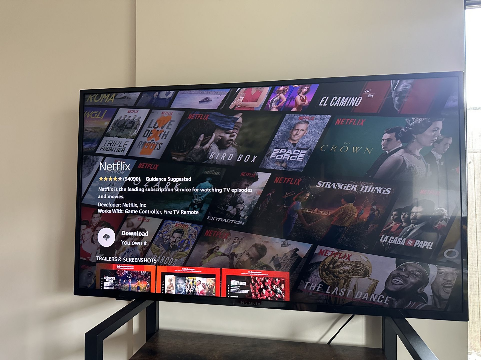 TV Insignia 35in