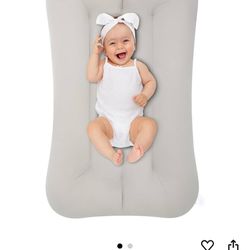 Baby Lounger - New.  Light gray