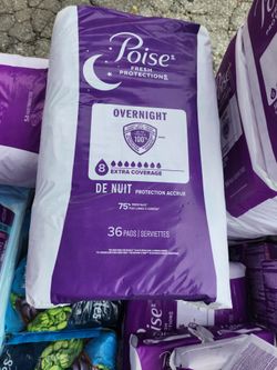 Poise 8 extra coverage $15 Each box. Price Is Firm