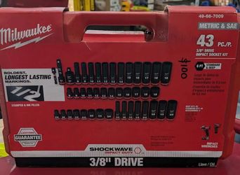 Milwaukee 43 Piece Socket Set