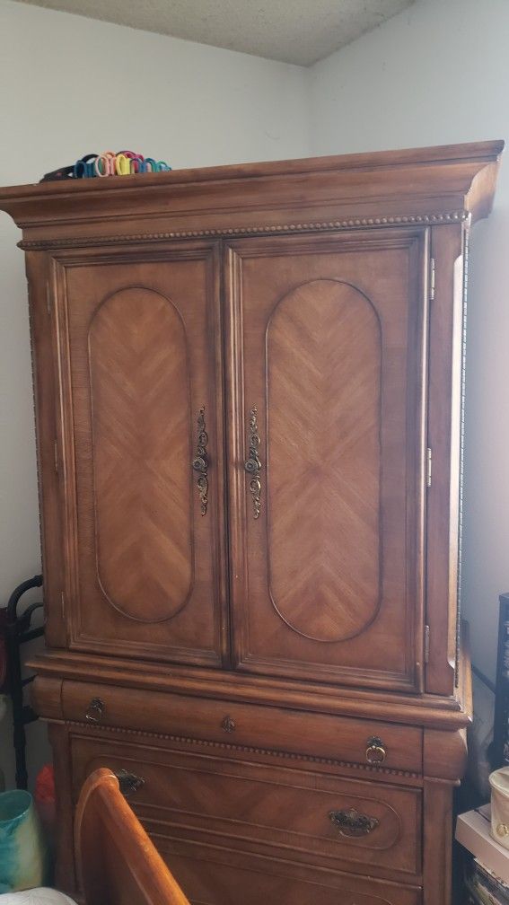 Solid Wood Armoire