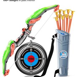 LED Light Bow And Arrow Kit For Kids 