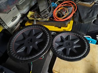Pair of 15" Kicker Car Subwoofers