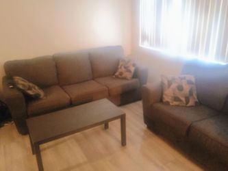 Sofa and loveseat