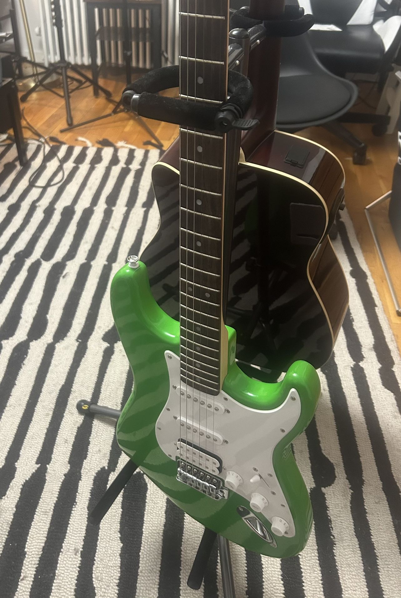 Fender Squier Strat And Yamaha Fx370c- Professionally Set up