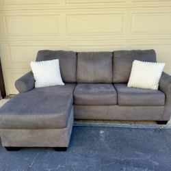 Delivery Available Gray Reversible Ashley Furniture Sectional Couch Sofa