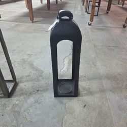 Pillar Cast Aluminum Outdoor Lantern Candle Holder, 
