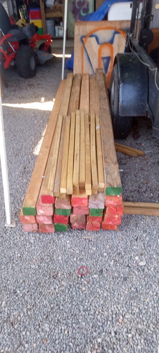 2x3 Post 8 Ft Long And 16 Porch Spindles