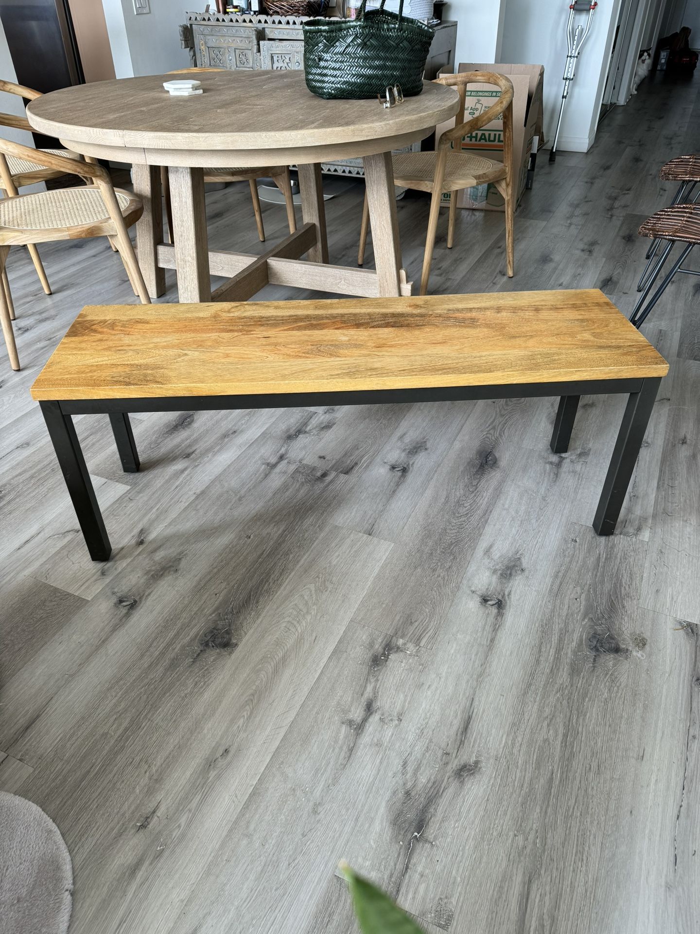 West Elm Solid Mango Dining Bench