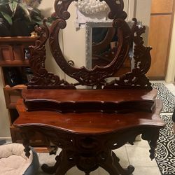 Wood Vanity 