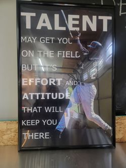 Ken Griffey Jr. framed poster