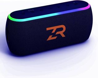 Portable, Waterproof Bluetooth Speaker with Lights and HD Sound