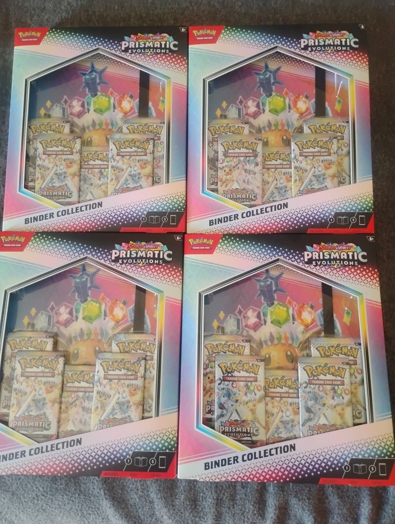 Prismatic Evolution Binder Collection 320 For All