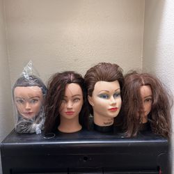 Barber/Cosmo Training Doll Heads.