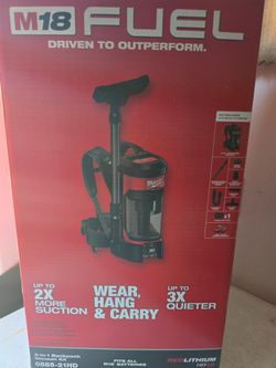 Milwaukee 3 in 1 backpack vacuum kit