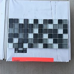 Color Wave Glass Tile 1x1