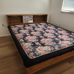 Narrow King Size Bed + Mattress 