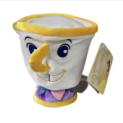 Disney Store Beauty and the Beast Chip Tea Cup Plush Stuffed Bean Filled Bag 5”